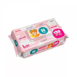 Влажные салфетки 120шт Baby Pink (кирпичик с клапаном) NATURAL FRESH /12