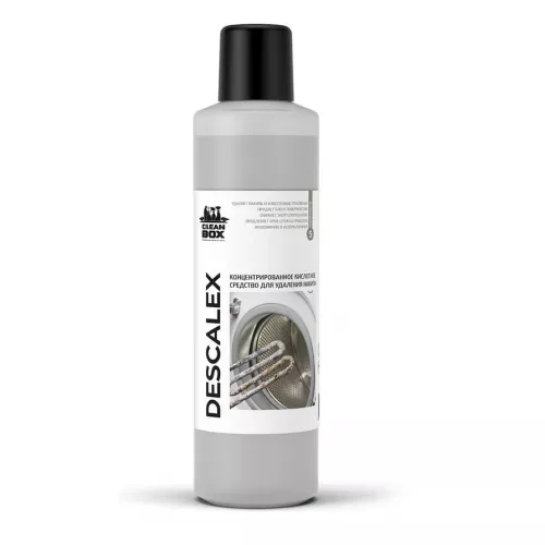 Концентрированное кислотное средство для удаления накипи CleanBox Professional Descalex1л /Vortex/3/