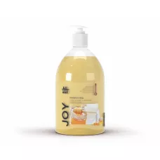 Жидкое мыло эконом CleanBox Joy, 1литр, пэт тара, Молоко и мед / VORTEX/8/