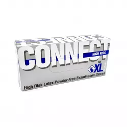 Перчатки латекс неопуд пов. прочн. ХL (25пар) /10/ High risk Connect (ЧЗ)