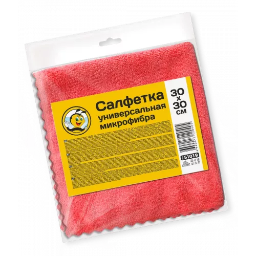 Салфетка универсальнаяЖу-Жу микрофибра, 30*30,  1 шт/50/ 51019