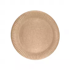 Упаковка ECO PLATE 205, d-205 Тарелка картонная кругл. КРАФТ /100/1500/ 