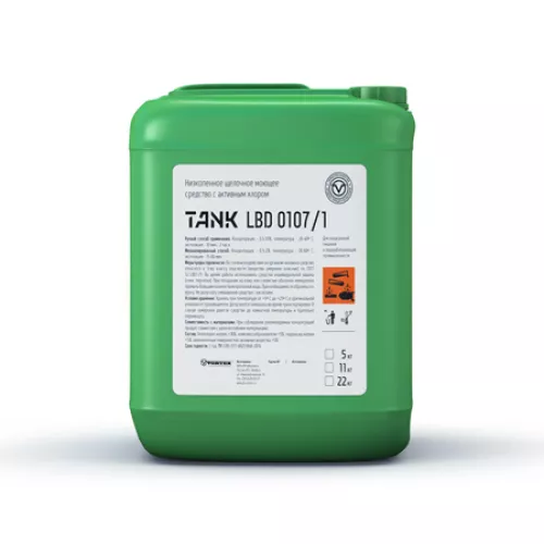 Средство моющее щелочное и отбеливающее с хлором Tank LBD 0107/1, 5кг/3/