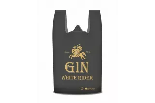 МП Пакет майка ПНД "GIN"30*60см 18 мкм черн (100)/2000/вторич.